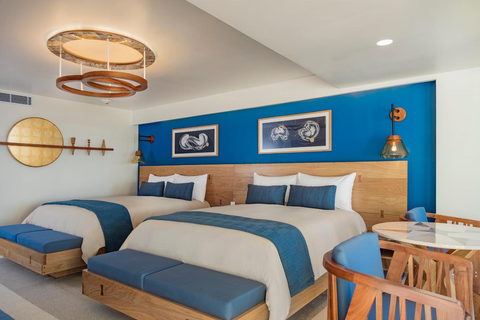 Seafront Premium Queen Room Two Queen Beds Outdoor Shower
