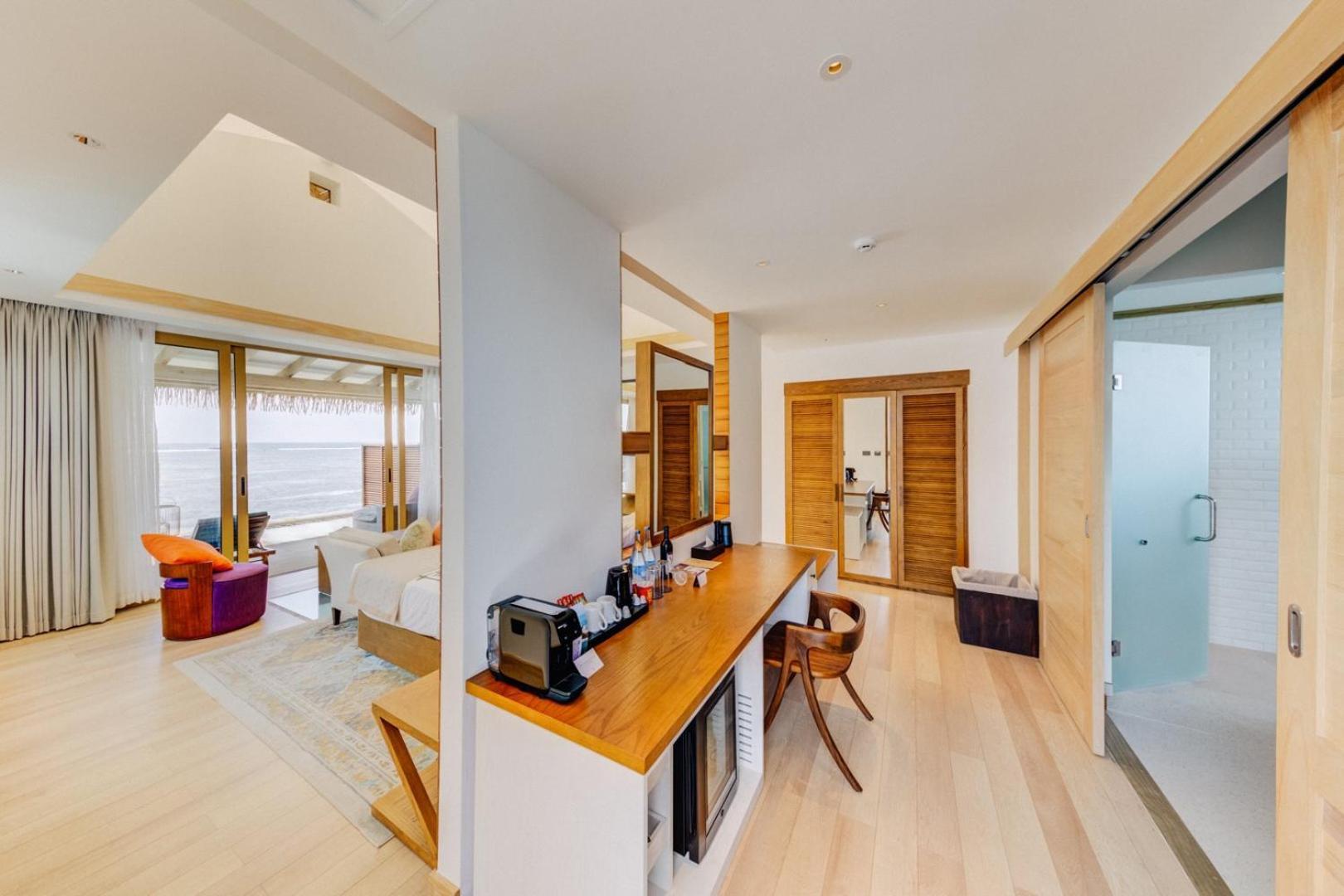 Sunset Water Bungalow domestic transfers 1 up to 2 guests stays valid to 31 Oct 2027 Spa