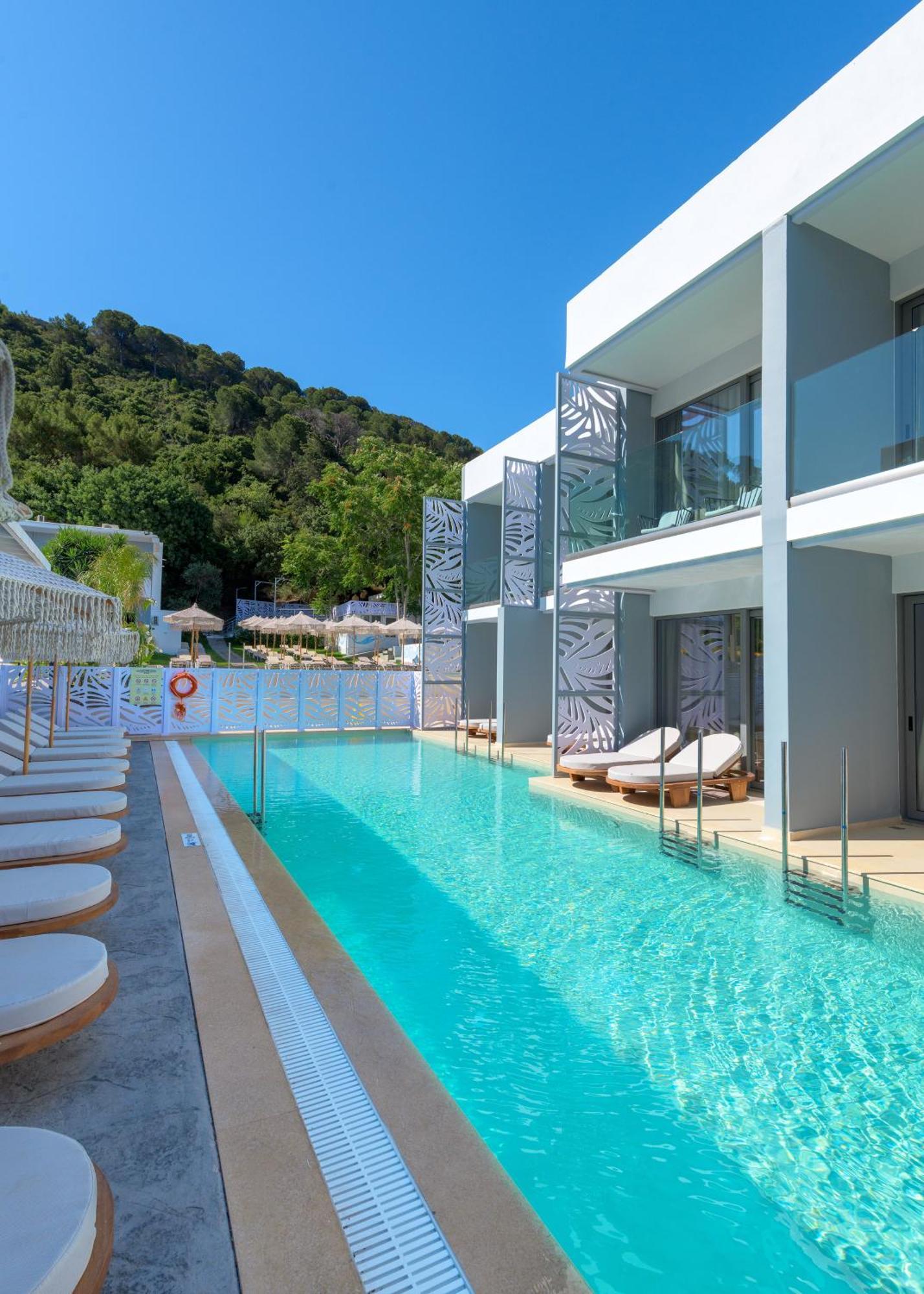 Double Room Pool View Shared Pool Balcony