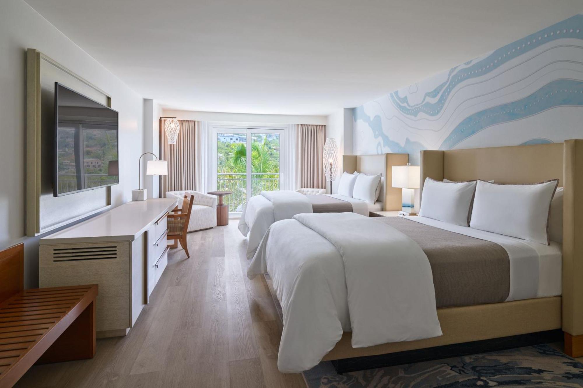 Queen Room Two Queen Beds Garden View Hearing Accessible