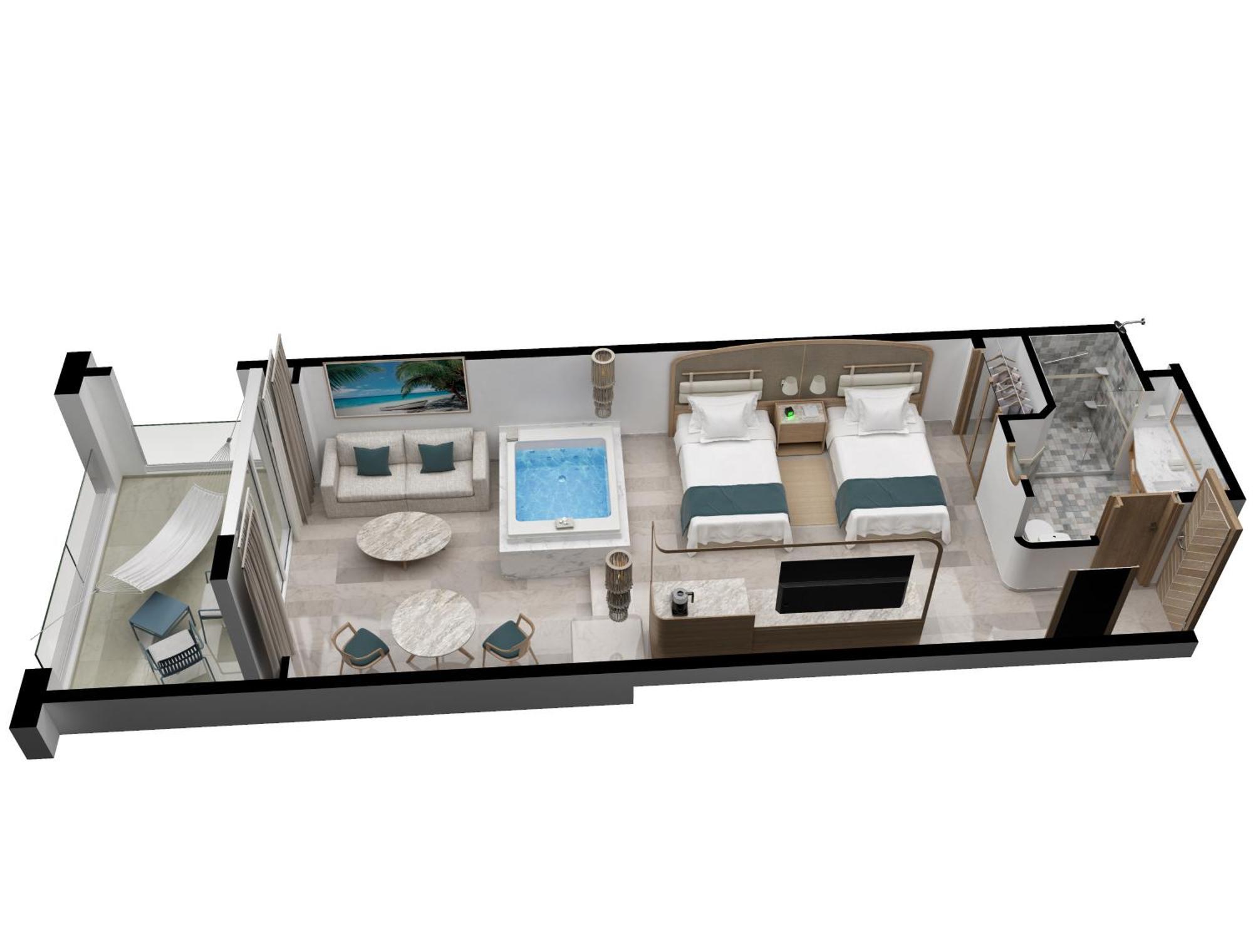 Superior Ocean View Suite Kids & Teens