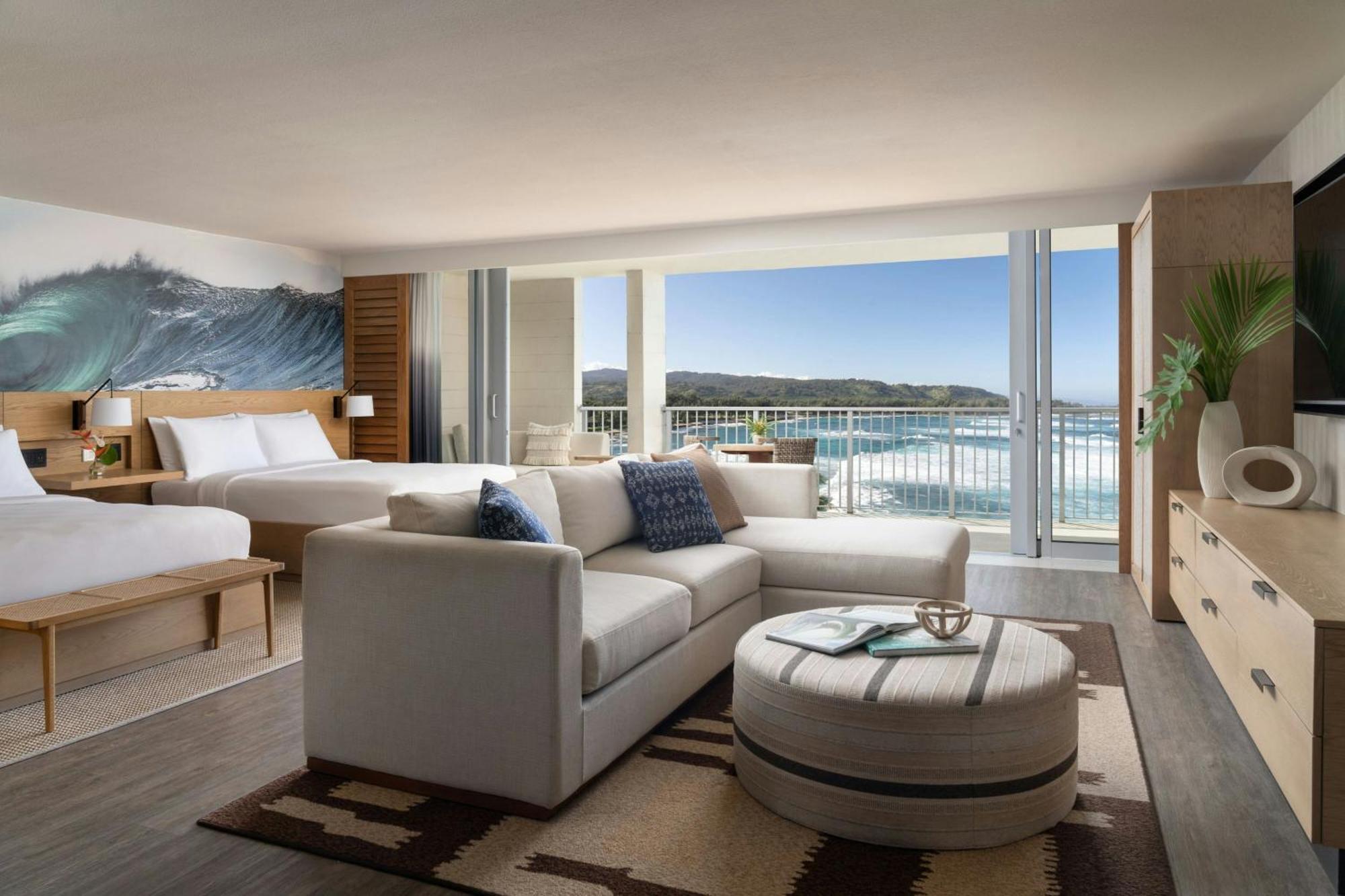 Oceanfront Suite Two Queen Beds Sofa Bed Lanai
