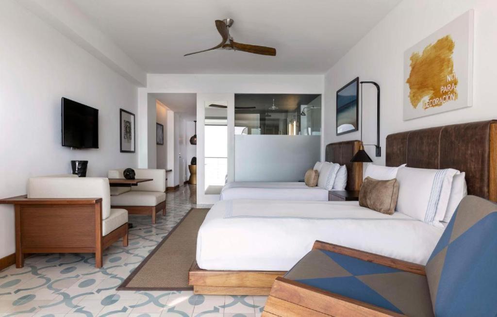 Queen Room Two Queen Beds Ocean View Accessible Shower Disability Access